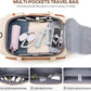 Gym Bag for Men and Women with Shoe & Laptop Compartment, 3-in-1 Sports Travel Duffel Bag Anti-Theft Weekender Carry-On Backpack for Airplane & Workout, Overnight Travel Bag,35L (Beige, Medium)