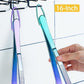 JETKONG 2 Pcs 16-Inch Stainless Steel Fine Tongs Extra Long Chopstick Tongs Long Kitchen Forceps for Cooking (Rainbow)