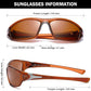 FAGUMA Sports Polarized Sunglasses For Men Cycling Driving Fishing UV400 Protection