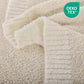 NNEXHOME PRO Soft Blanket for Women, Cozy Blanket Warm Reversible Knit Lightweight Throws for Sofa Bed, Picnic, Heather Ivory, Twin Size 60 x 80 inches
