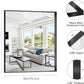 Black Bathroom Mirror, 30x36 Inch Rectangular Framed Mirror, Large Wall Mounted Bathroom Vanity Mirror Over Sink for Bedroom,Restroom, Living Room, Hangs Vertically or Horizontally