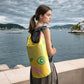 Dry Bag Waterproof,10L Roll Top Backpack Floating Dry Bag for Kayaking Boating Swimming Hiking Camping Outdoor Activities,Yellow Pineapple