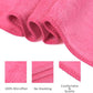 JML Microfiber Towels, Bath Towel Sets (6 Pack, 27" x 55") - Extra Absorbent, Fast Drying, Multipurpose for Bath, Swimming, Fitness, Sports, Yoga, Dark Blue/Green/Pink