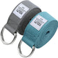 Yoga Exercise Adjustable Straps 8FT with Durable D-Ring for Pilates & Gym Workouts | Hold Poses, Stretch, Improve Flexibility & Maintain Balance