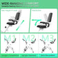 BARWING Stationary Exercise Bike for Home Workout, 5 IN 1 Foldable Indoor Cycling Bike for Seniors, 350LB Capacity, 16-Level Magnetic Resistance, Seat Backrest Adjustments