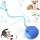 Speed 2.0 Tail Interactive Cat Toys for Indoor Cats, Chirping & Motion Activate Ca t Toy, Smart Kitten Rolling Ball Moving Ball Toys, Rechargeable Dog Cat Bal l for Enrichment Exercise (Blue)
