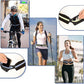 2 Pcs Running Belt for Men and Women, Slim Running Belt, Reflective Waterproof Double Pocket Design, Suitable for Running, Cycling, Mountaineering and Other Sports (Blue, Green)