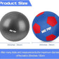 Herding Ball for Dogs & Horses - 20" Ball with Hand Pump - Blue & Red