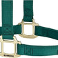 Weaver Equine Nylon Horse Halter, Triple-Ply Cheek Design, Original Non Adjustable Halters for Horses, Equine Tack,Average Size, Black