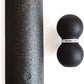 Infinity Roller, Peanut Foam Roller, Large 8-Inch Double Massage Ball Exercise Roller (Black - Firm)