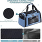 PETSFIT Dog Carrier for Small Dogs, Small Dogs Carrier Bag, Soft-Sided Pet Carrier with a Safety Leash for Pets Up to 25 Lbs (Large, Blue)