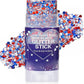 Red White Blue Hair Glitter Stick for Kids,Patriotic Face Body Glitter,4th of July Accessories,Fourth of July Outfits for Women,Patriotic Day Waterproof Chunky Glitter Makeup