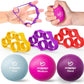 FitBeast Grip Strength Trainer – 6 Pieces Hand Therapy Kit with Finger Extension Exerciser & Stress Balls for Adults, Rehab & Strength Training – for Men, Women, and Seniors