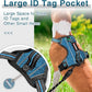BARKBAY Dog Harness No Pull with ID Tag Pocket - Heavy Duty, Reflective, Easy Control for Large Dogs(Blue/Black,S)