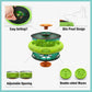 SmellyUFO Durable Interactive Treat Dispensing Puzzle/Enrichment Toy for Dogs - Mind Stimulating Food Game/Slow Feeder/Wobble Toy - from Small Puppies to Large Dogs