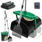 UPSKY Dog Pooper Scooper Swivel Bin & Rake Kit with 100 Waste Bags,33.4" Stainless Steel Long Handle Heavy Duty Pet Poop Shovel for Large Medium Small Dogs, Odor-Proof Lid for Yard/Lawn/Outdoor Use