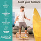 Board - unique board incl. corc roller, corc hemisphere and balance ball - surf balance board - balance training - balance board kids - balance board wood