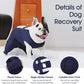 IECOii Pet Surgery Recovery Suit,Breathable Dog Bodysuit E-Collar & Cone Alternative Surgical Suit After Spayed/Neutered Wear,Recovery Suit for Dogs Male Female Sleeve to Prevent Licking,XL-Blue