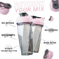 HELIMIX 2.0 Vortex Blender Shaker Bottle Holds upto 28oz | No Blending Ball or Whisk | USA Made | Portable Pre Workout Whey Protein Drink Shaker Cup | Mixes Cocktails Smoothies Shakes | Top Rack Safe