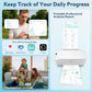 Smart Scale for Body Weight, 8 Electrodes Digital Bathroom Scale with BMI, Body fat, Muscle Mass, 27 Body Composition Measurement, Bathroom Smart Scales with Larger Platform, LCD Screen, 400lbs
