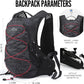 Hydration Pack Backpack, Lightweight Water Backpack with 2L Leakproof Hydration Bladder Daypack for Men Women,Running Hydration Vest for Outdoor Trail