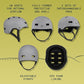 Retrospec Dakota Adult Bike Helmet for Adults - Multi-Sport Protection for BMX, Skating, Scooter, and Skate - Adult Men Skateboard Helmets