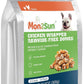 MON2SUN 2.5" Rawhide Free Dog Treats with Mixed Vegetables, Chicken Wrapped Mini Knot Bones for Small Dogs, Healthy Snacks for Balanced Nutrition, 10.6oz