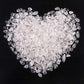 WAYBER 1 Lb/460g Natural White Clear Quartz Crystal Stones Irregular Aquarium Pebble Decorative Rocks Gravels Sands for Turtle Tank//Terrarium/Flowerpot/Vase Decoration (Fill 1 Cup)