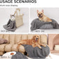 1 Pack 3 Calming Blankets Fluffy Premium Fleece Pet Blanket Soft Sherpa Throw for Dog Puppy Cat Grey Large (41" x31'')