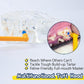 Cat Toothbrush Tuft Head, Small Dog & Puppy Tooth Brushing Kit, Mini Head Teeth Brush for Kitten & Tiny Pet, Doggy Toothbrushes Deep Dental Cleaning, 2 PCS - Orange