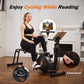 3 in 1 Rowing Machine, Dual Slide Rail 6-Level Adjustable Height with Max 350lb Weight Capacity, Home Fitness Rower for Full Body Workout, App Compatible