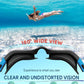 Swim Goggles, Polarized Adult Swimming Goggles Bungee Strap No Hair Pulling Anti-fog Pool Goggles for Men Women