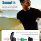 Hearprotek Swimmer Ear Plugs, 1 Pair Custom-fit Water Protection Adult Swimming Earplugs for Swimmers Surfer, Universal-fit with Lanyard, Perfect for Swimming,Surfing, Other Water Activities Black