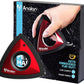 Analan Mini Pet Hair Remover for Car Detailing Supplies, Carpet Dog Hair Remover for Car Interior, Triangle Dog Hair Remover for Auto Detailing, Couch, Furniture, Lint, Carpet (Ruby Red)