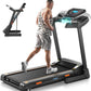 Treadmill with 15% Auto Incline, FUNMILY 3.25HP Heavy Duty Treadmill for Home, 300 lb Weight Capacity Folding Running Machine, Smart App Control/Shock Absorption/Bluetooth Speaker/Large LED Display