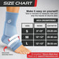Sleeve Stars Ankle Brace for Women & Men, Ankle Wrap for Sprained Ankle, Compression Sleeve for Plantar Fasciitis Relief, Easy Customizable Support: w/Removable Strap (Single/L:12"-13"/Light Blue)