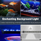 Pawfly 8 W Aquarium LED Light 16 Inch 24/7 Fish Tank Light with Full Spectrum IPX8 Waterproof Light Multi-Colored LEDs with D/N Mode Single Color Effects Timer and Adjustable Brightness
