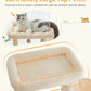 Cat Tree Large Cat Tower Tree 68" Multi-Level Cat Tower for Indoor Cats with Sisal Scratching Posts, Widen Cat Perche, Square Hammock, 2 Widen Condos, Scratching Posts, Beige