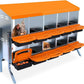 Chicken Nesting Box, 10 Hole 2 Layer Hen Nest Boxes with Legs, Roll Away Eggs Laying Boxes,Cleanable Pull Out Hen Roosting Boxes