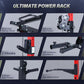 MAJOR FITNESS Drone3 Power Rack, Multi-Function Home Gym Squat Rack with Pull-Up Bar, Cable Crossover & J-Hooks, Heavy-Duty Steel Frame for Maximum Stability & Strength Training