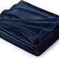 Bedsure Navy Blue Throw Blanket for Couch - 300GSM Soft Cozy Fleece Blankets for Home Decor Gifts, 50x60 Inches