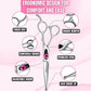Kenchii Love Dog Grooming Scissors, 6.5 Inch Straight Balltip Shears, Dog Scissors for Grooming, Professional Pet Grooming Scissors, Safety Round Tip Shears