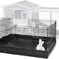 Aivituvin Rabbit Playpen Pet Pen Small Animal Cage with Waterproof Liner - Extension Playpen
