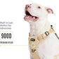 2025 New Edition, Fei & Eve MagEase Dog Harness - 3-Second Magnetic Buckles | 3-Point No-Pull Control | Heavy-Duty 900D Nylon | Dual Safety Handles | Breathable Mesh | Adjustable Fit,X-Large,Champagne