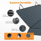MIXJOY Dog Car Cover for Back Seat Cover Protector Waterproof Dog Seat Covers for Cars, Car Seat Protector for Dogs with 1 Dog Seat Belt, Nonslip Back Seat Cover for Kids, Trucks & SUV, Grey
