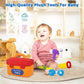 KMUYSL Baby Toys 6-12 Months, My First Tools Plush Toys -4 Pcs Sensory Playset Soft Toys with Squeaker Crinkle for 6-9-12 Months Newborn Infant, Birthday Christmas Gifts for Boys Girls