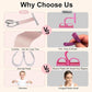 120LB Fabric Resistance Band with Handles,Non-Slip Pedal Puller Resistance Band for Strength Muscle Training-Thicken Fabric Fitness Resistance Bands for Full Body Toning,Physical Therapy