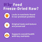 Halo Freeze Dried Raw Cat Treats, 100% Chicken Breast Recipe, Cat Treats Pouch, All-Natural High Protien Treat, 2.2 Oz Pouch