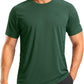 G Gradual Men's Workout Shirts Quick Dry Athletic Running T-Shirts Lightweight Moisture Wicking Short Sleeve Sports Gym Tops