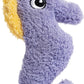 Interactive Catnip Cat Plush Toy, Ocean Theme, 5'', for All Breed Size Cats (Seahorse)
